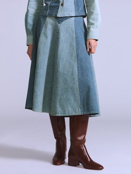 【リーバイス/Levis】のBLUETAB(TM) ROPER スカート 人気、トレンドファッション・服の通販 founy(ファニー) 　ファッション　Fashion　レディースファッション　Fashion for Women　スカート　Skirts　コレクション　Collection, Seasonal Line　シャンブレー　Chambray, Denim-Like Fabric　デニム　Denim, Jeans Material　ネップ　Nepp, Slub Yarn　プレミアム　Premium, High-End　モダン　Modern, Contemporary　ワーク　Workwear, Utility Style　軽量　Lightweight, Ultra Light　 other-1|ID: prp329100004960333 ipo3291000000037217738