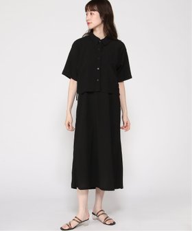 【インタープラネット/INTERPLANET】の楊柳シャツ+キャミワンピースSET 人気、トレンドファッション・服の通販 founy(ファニー) ファッション Fashion レディースファッション Fashion for Women ワンピース Dresses キャミソールワンピース Camisole Dresses キャミワンピース Cami Dress, Slip Dress ジャケット Jacket, Outerwear ベーシック Basic, Essential |ID:prp329100004960334