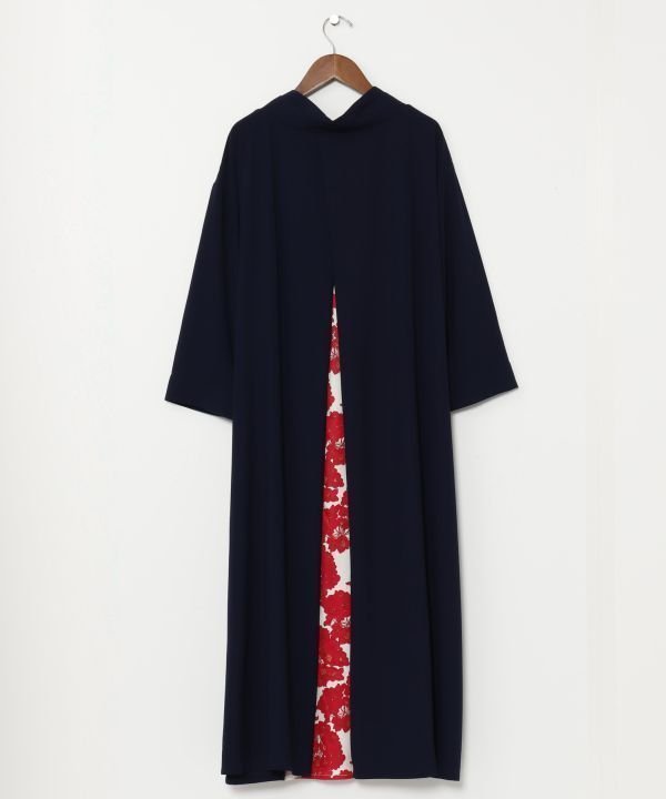 【アミナコレクション/Amina Collection】の【カヤ】四季の春風八掛新ワンピース インテリア・キッズ・メンズ・レディースファッション・服の通販 founy(ファニー) 　ファッション　Fashion　レディースファッション　Fashion for Women　ワンピース　Dresses　ポケット　Pocket, Pocket Detail　春　Spring　無地　Plain, Solid Color　ネイビー|ID: prp329100004960337 ipo3291000000037217763