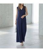【スタイルデリ/STYLE DELI】のさらさらツイル生地スタイリッシュサロペット ネイビー|ID: prp329100004960343 ipo3291000000037298945