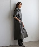 【ヴィータフェリーチェ/VitaFelice】の2WAYロングシャツワンピース 半袖 膝丈 きれいめ レディース 羽織 オーバーサイズ 大人の最旬トレンドファッション＆コーディネート founy(ファウニー) ファッション Fashion レディースファッション Fashion for Women ワンピース Dresses シャツワンピース / 1枚で着映えコーデ Shirt Dresses サンダル Sandals, Summer Shoes シンプル Simple, Minimal スリット Slit, Slit Detail デニム Denim, Jeans Material ポケット Pocket, Pocket Detail 半袖 Short Sleeve, Half Sleeve 羽織 Haori, Light Jacket マキシ Maxi, Full Length マーブル Marble, Marble Pattern リゾート Resort, Vacation Style リラックス Relax, Relaxed Fit 旅行 Travel thumbnail チャコール|ID: prp329100004960346 ipo3291000000037326018