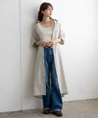 【ヴィータフェリーチェ/VitaFelice】の2WAYロングシャツワンピース 半袖 膝丈 きれいめ レディース 羽織 オーバーサイズ 大人の最旬トレンドファッション＆コーディネート founy(ファウニー) ファッション Fashion レディースファッション Fashion for Women ワンピース Dresses シャツワンピース / 1枚で着映えコーデ Shirt Dresses サンダル Sandals, Summer Shoes シンプル Simple, Minimal スリット Slit, Slit Detail デニム Denim, Jeans Material ポケット Pocket, Pocket Detail 半袖 Short Sleeve, Half Sleeve 羽織 Haori, Light Jacket マキシ Maxi, Full Length マーブル Marble, Marble Pattern リゾート Resort, Vacation Style リラックス Relax, Relaxed Fit 旅行 Travel thumbnail ホワイトアイボリー|ID: prp329100004960346 ipo3291000000037326020