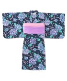 【ナルミヤ オンライン/NARUMIYA ONELINE / KIDS】の【接触冷感】あじさい柄2WAY浴衣 人気、トレンドファッション・服の通販 founy(ファニー) ファッション Fashion キッズファッション Fashion for Kids キャミワンピース Cami Dress, Slip Dress セパレート Separate, Two-Piece ポケット Pocket, Pocket Detail リボン Ribbon, Bow thumbnail 紺|ID: prp329100004960467 ipo3291000000037218559