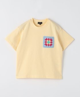 【ユナイテッドアローズ/UNITED ARROWS / KIDS】のカギ針 ポケット Tシャツ / キッズ 100cm-160cm 人気、トレンドファッション・服の通販 founy(ファニー) ファッション Fashion キッズファッション Fashion for Kids デニム Denim, Jeans Material ボトム Bottoms, Lower Wear ポケット Pocket, Pocket Detail アウトレット Outlet / Clearance おすすめ Recommended / Our Picks 夏 Summer |ID:prp329100004960543