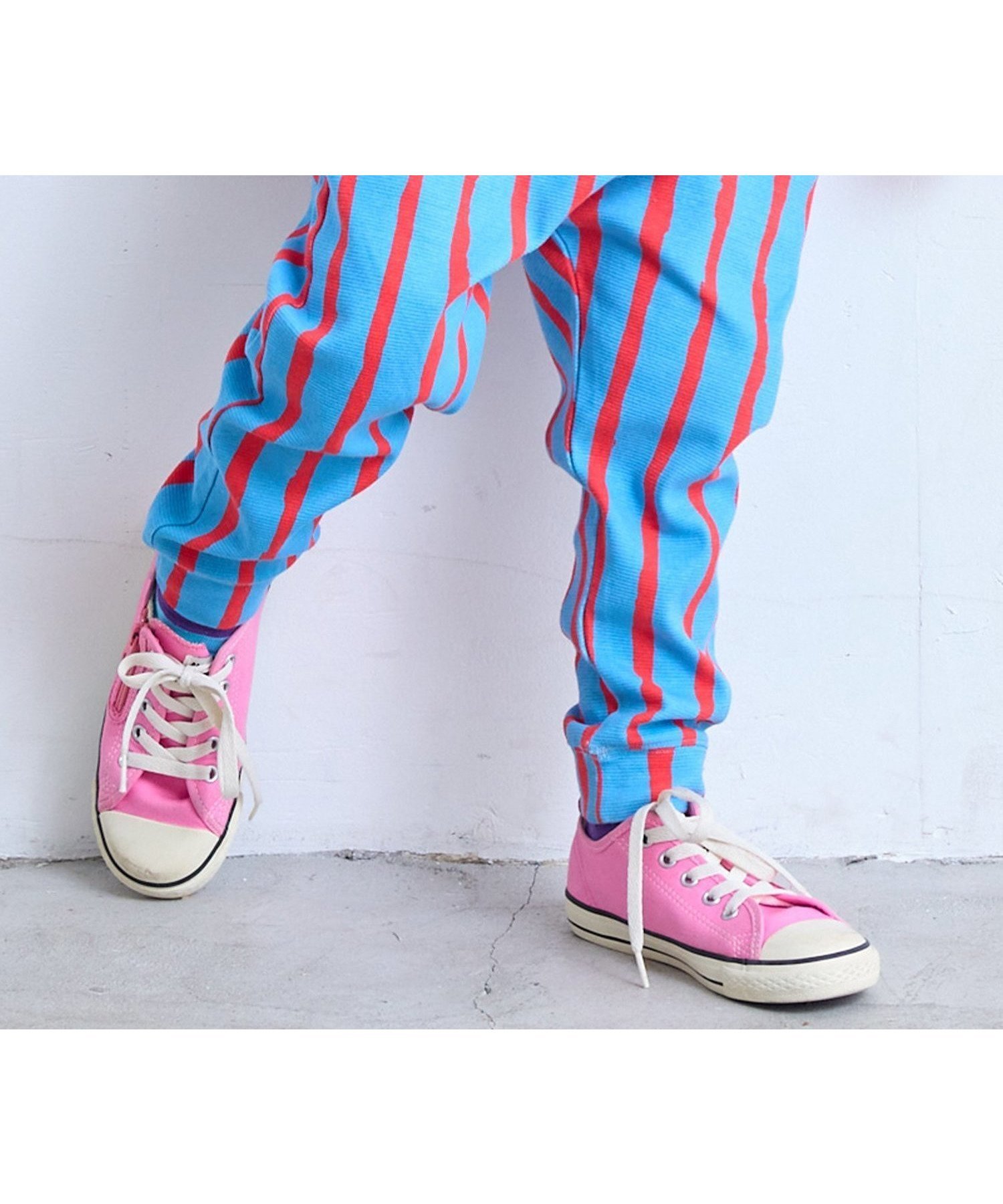 【その他のブランド/Other】のソウガラサルエルロングパンツ インテリア・キッズ・メンズ・レディースファッション・服の通販 founy(ファニー) 　ファッション　Fashion　キッズファッション　Fashion for Kids　ボトムス　Bottoms　おすすめ　Recommended / Our Picks　なめらか　Smooth, Silky Texture　シンプル　Simple, Minimal　スウェット / スエット　Sweatshirt, Sweatwear　ストライプ　Stripe, Striped Pattern　ワッフル　Waffle, Waffle Knit　人気　Popular, Best Seller　定番　Standard, Basic Item　無地　Plain, Solid Color　レッドST|ID: prp329100004960548 ipo3291000000037219024