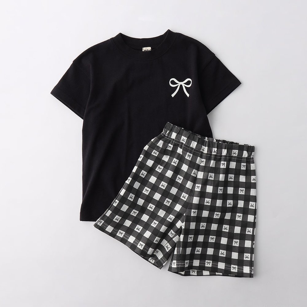 【ブランシェス/branshes / KIDS】の【WEB限定/DRC】ガールズアソート半袖パジャマ インテリア・キッズ・メンズ・レディースファッション・服の通販 founy(ファニー) 　ファッション　Fashion　キッズファッション　Fashion for Kids　吸水　Absorbent, Quick-Dry　パジャマ　Pajamas, Sleepwear　ボトム　Bottoms, Lower Wear　ボーイズ　Boyish, Boy Style　ポケット　Pocket, Pocket Detail　半袖　Short Sleeve, Half Sleeve　ワンポイント　One Point, Statement Accent　プチプライス・低価格　Affordable / Budget Price　夏　Summer　ブラック|ID: prp329100004960593 ipo3291000000037219245