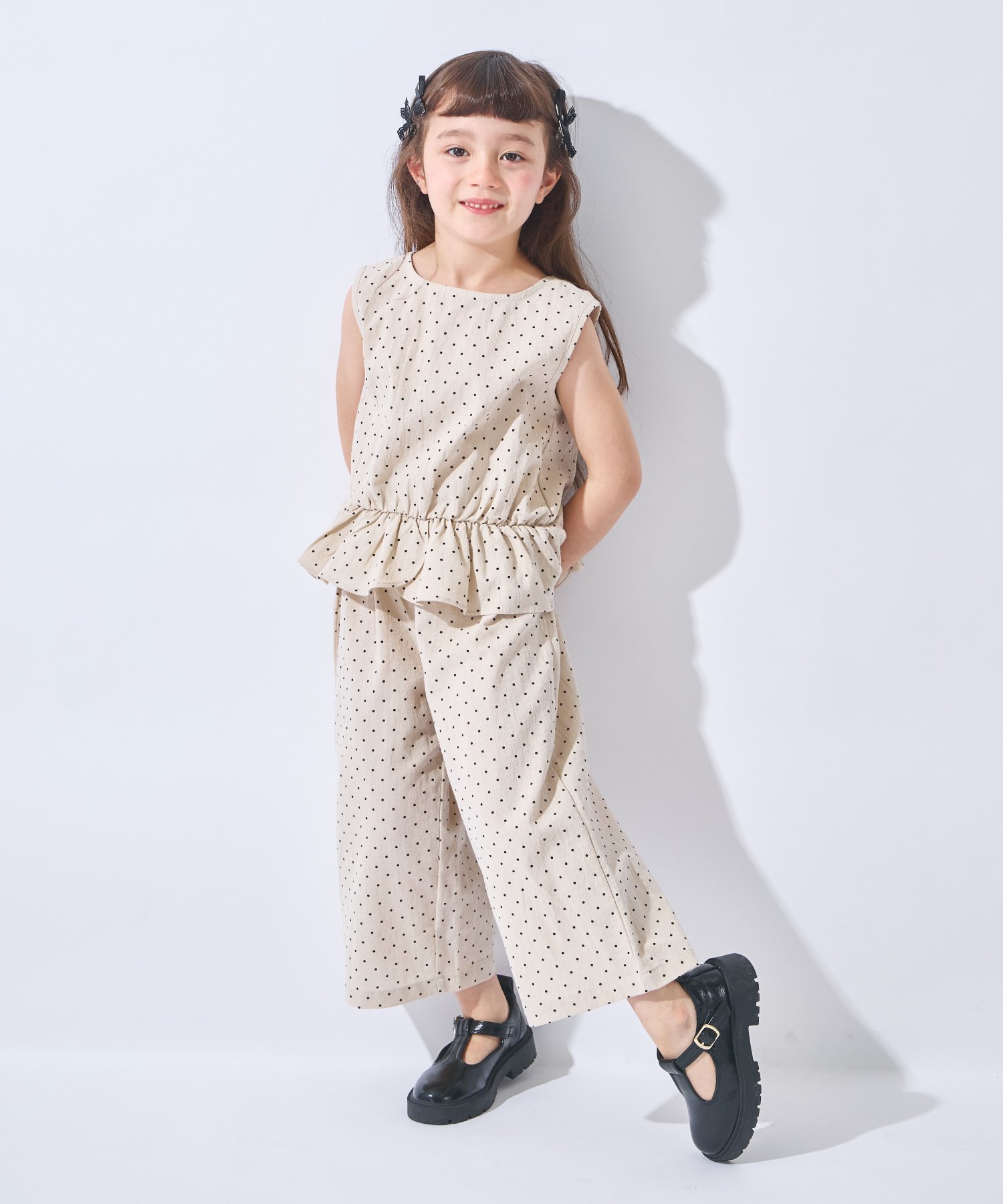 【その他のブランド/Other】のフリルつきセットアップ 人気、トレンドファッション・服の通販 founy(ファニー) 　ファッション　Fashion　キッズファッション　Fashion for Kids　ギンガム　Gingham, Gingham Fabric　ストライプ　Stripe, Striped Pattern　セットアップ　Set-Up, Coordinated Outfit　チェック　Check, Plaid, Tartan　トレンド　Trend, Trending Now　ドット　Polka Dot, Dot Pattern　フラワー　Flower, Floral　フリル　Frill, Ruffle　ミックス　Mix, Mixed Style　ラベンダー　Lavender　ワイド　Wide, Wide Fit　再入荷　Restock / Back in Stock　 other-1|ID: prp329100004960595 ipo3291000000037219251