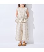 【その他のブランド/Other】のフリルつきセットアップ 人気、トレンドファッション・服の通販 founy(ファニー) ファッション Fashion キッズファッション Fashion for Kids ギンガム Gingham, Gingham Fabric ストライプ Stripe, Striped Pattern セットアップ Set-Up, Coordinated Outfit チェック Check, Plaid, Tartan トレンド Trend, Trending Now ドット Polka Dot, Dot Pattern フラワー Flower, Floral フリル Frill, Ruffle ミックス Mix, Mixed Style ラベンダー Lavender ワイド Wide, Wide Fit 再入荷 Restock / Back in Stock thumbnail ギンガムベージュ|ID: prp329100004960595 ipo3291000000037219261