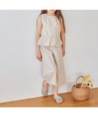 【その他のブランド/Other】のフリルつきセットアップ 人気、トレンドファッション・服の通販 founy(ファニー) ファッション Fashion キッズファッション Fashion for Kids ギンガム Gingham, Gingham Fabric ストライプ Stripe, Striped Pattern セットアップ Set-Up, Coordinated Outfit チェック Check, Plaid, Tartan トレンド Trend, Trending Now ドット Polka Dot, Dot Pattern フラワー Flower, Floral フリル Frill, Ruffle ミックス Mix, Mixed Style ラベンダー Lavender ワイド Wide, Wide Fit 再入荷 Restock / Back in Stock thumbnail ストライプベージュ|ID: prp329100004960595 ipo3291000000037219266