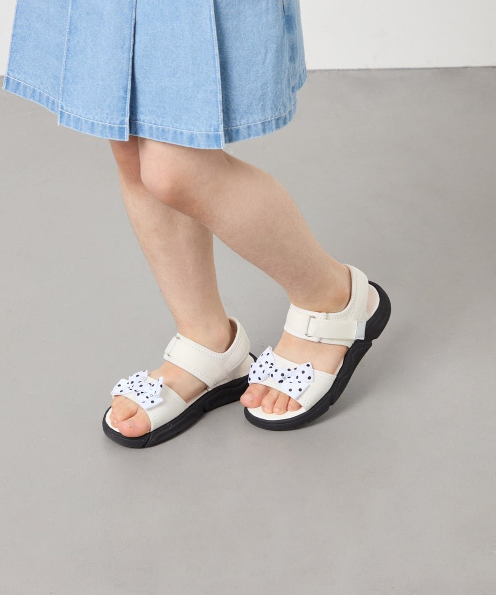 【アー ヴェー ヴェー/a.v.v / KIDS】の【19-24cm】 大人気商品/26SS新作/KIDS リボンスポサン 人気、トレンドファッション・服の通販 founy(ファニー) 　ファッション　Fashion　キッズファッション　Fashion for Kids　サンダル　Sandals, Summer Shoes　ドット　Polka Dot, Dot Pattern　人気　Popular, Best Seller　リボン　Ribbon, Bow　再入荷　Restock / Back in Stock　夏　Summer　 other-1|ID: prp329100004960608 ipo3291000000037219319