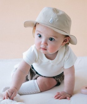 【こども ビームス/コドモ ビームス / KIDS】の【UVカット機能付き】ベビー バケットハット 2026SS (44~48cm) 新生児 0才 1才 出産祝い ギフト シンプル 日除け対策 夏 大人の最旬トレンドファッション＆コーディネート founy(ファウニー) ファッション Fashion キッズファッション Fashion for Kids 2026年 2026 2026春夏・S/S Spring/Summer 2026 SS26 ギフト プレゼント Gift / Present シンプル Simple, Minimal フォルム Silhouette, Form ベビー Baby, Babywear 夏 Summer |ID:prp329100004960615