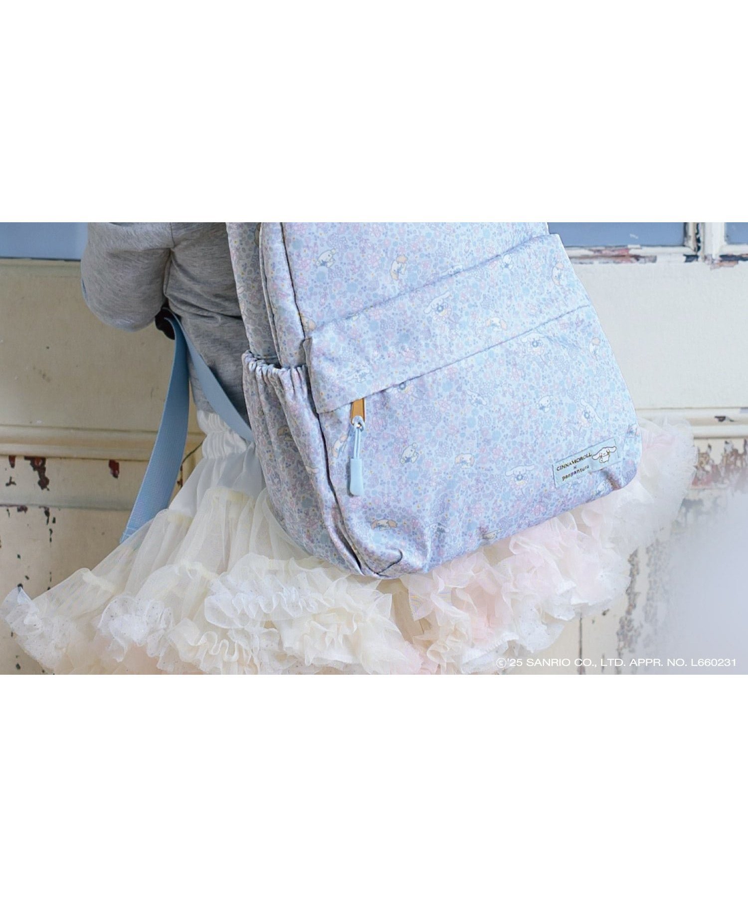 【パンパンテュテュ/panpantutu / KIDS】の【マイメロディ/シナモロール/ハローキティ】撥水マルチポケットリュックM B5 人気、トレンドファッション・服の通販 founy(ファニー) 　ファッション　Fashion　キッズファッション　Fashion for Kids　スウィート　Sweet, Cute Style　フラワー　Flower, Floral　ポケット　Pocket, Pocket Detail　ラベンダー　Lavender　リュック　Backpack, Rucksack　リラックス　Relax, Relaxed Fit　ループ　Loop, Loop Knit　エレガント 上品　Elegant　 other-1|ID: prp329100004960622 ipo3291000000037219384