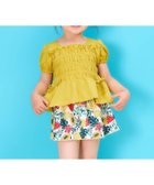 【エフオー オンラインストア/F.O.Online Store / KIDS】の【UVカット/リンク】ギンガム・トロピカル・フラワーシャーリングセパレート水着 UVカット 人気、トレンドファッション・服の通販 founy(ファニー) ファッション Fashion キッズファッション Fashion for Kids ギンガム Gingham, Gingham Fabric シャーリング Shirring, Ruched スリーブ Sleeve, Long Sleeve / Short Sleeve セパレート Separate, Two-Piece バランス Balance, Style Balance フィット Fit, Slim Fit 水着 Swimsuit, Swimwear 無地 Plain, Solid Color thumbnail イエロー|ID: prp329100004960625 ipo3291000000037219403
