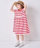 【ペアマノン/pairmanon / KIDS】の【リンクコーデ】【マルチファンクション】ガールズ ボーダーワンピース 人気、トレンドファッション・服の通販 founy(ファニー) ファッション Fashion キッズファッション Fashion for Kids ワンピース Dresses おすすめ Recommended / Our Picks ボーダー Border, Stripe 吸水 Absorbent, Quick-Dry thumbnail レッド30|ID: prp329100004960673 ipo3291000000037219690
