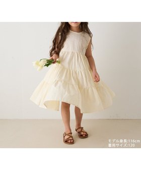 【リジェール/riziere / KIDS】のドビードットバックリボンワンピース 大人の最旬トレンドファッション＆コーディネート founy(ファウニー) ファッション Fashion キッズファッション Fashion for Kids ワンピース Dresses ポケット Pocket, Pocket Detail 人気 Popular, Best Seller 定番 Standard, Basic Item |ID:prp329100004960705