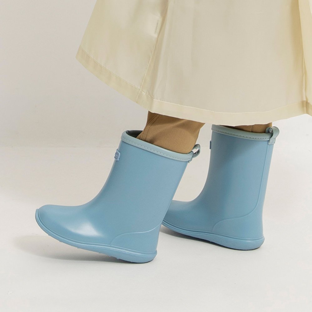 【ブランシェス/branshes / KIDS】のキッズ ワッペン付きレインブーツ インテリア・キッズ・メンズ・レディースファッション・服の通販 founy(ファニー) 　ファッション　Fashion　キッズファッション　Fashion for Kids　インソール　Shoe Insole　シンプル　Simple, Minimal　トレンド　Trend, Trending Now　ループ　Loop, Loop Knit　ブルーグレー|ID: prp329100004960714 ipo3291000000037219877