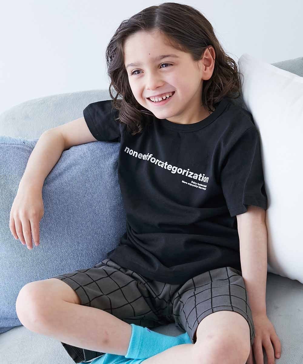 【デビロック/devirock / KIDS】の綿100% デビラボROOM ボーイズ半袖パジャマ 子供服 キッズ 男の子 パジャマ 26SS インテリア・キッズ・メンズ・レディースファッション・服の通販 founy(ファニー) 　ファッション　Fashion　キッズファッション　Fashion for Kids　パジャマ　Pajamas, Sleepwear　ボーイズ　Boyish, Boy Style　半袖　Short Sleeve, Half Sleeve　おすすめ　Recommended / Our Picks　お家時間・ステイホーム　Stay Home / At Home　旅行　Travel　2026年　2026　2026春夏・S/S　Spring/Summer 2026 SS26　001-ロゴ‐ブラック|ID: prp329100004960736 ipo3291000000037219976