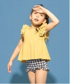 【ナルミヤ オンライン/NARUMIYA ONELINE / KIDS】の【SWIM】【UVカット】カラバリ豊富セパレート水着(スクール対応あり) 人気、トレンドファッション・服の通販 founy(ファニー) ファッション Fashion キッズファッション Fashion for Kids インナー Innerwear セパレート Separate, Two-Piece フリル Frill, Ruffle ポケット Pocket, Pocket Detail ラベンダー Lavender 水着 Swimsuit, Swimwear thumbnail 黄|ID: prp329100004960774 ipo3291000000037220188