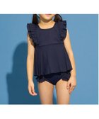 【ナルミヤ オンライン/NARUMIYA ONELINE / KIDS】の【SWIM】【UVカット】カラバリ豊富セパレート水着(スクール対応あり) 人気、トレンドファッション・服の通販 founy(ファニー) ファッション Fashion キッズファッション Fashion for Kids インナー Innerwear セパレート Separate, Two-Piece フリル Frill, Ruffle ポケット Pocket, Pocket Detail ラベンダー Lavender 水着 Swimsuit, Swimwear thumbnail 紺|ID: prp329100004960774 ipo3291000000037220189