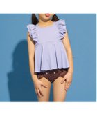【ナルミヤ オンライン/NARUMIYA ONELINE / KIDS】の【SWIM】【UVカット】カラバリ豊富セパレート水着(スクール対応あり) 人気、トレンドファッション・服の通販 founy(ファニー) ファッション Fashion キッズファッション Fashion for Kids インナー Innerwear セパレート Separate, Two-Piece フリル Frill, Ruffle ポケット Pocket, Pocket Detail ラベンダー Lavender 水着 Swimsuit, Swimwear thumbnail ラベンダー|ID: prp329100004960774 ipo3291000000037220191