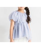 【ブランシェス/branshes / KIDS】の【プチレディ】オーガンジーパフスリーブトップス ラベンダー|ID: prp329100004960779 ipo3291000000037334710