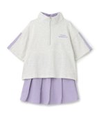 【ナルミヤ オンライン/NARUMIYA ONELINE / KIDS】の【即コーデ完成】【綿100%】ハーフジップ・スカパンセットアップ 人気、トレンドファッション・服の通販 founy(ファニー) ファッション Fashion キッズファッション Fashion for Kids セットアップ Set-Up, Coordinated Outfit thumbnail シロ杢|ID: prp329100004960783 ipo3291000000037220225