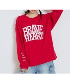 【ナルミヤ オンライン/NARUMIYA ONELINE / KIDS】の【GOODPRICE】【LTXC/綿100%】ビックロゴカラー長袖T 大人の最旬トレンドファッション＆コーディネート founy(ファウニー) ファッション Fashion キッズファッション Fashion for Kids おすすめ Recommended / Our Picks ポケット Pocket, Pocket Detail 人気 Popular, Best Seller 長袖 Long Sleeve, Full Sleeve thumbnail 赤|ID: prp329100004960790 ipo3291000000037333779