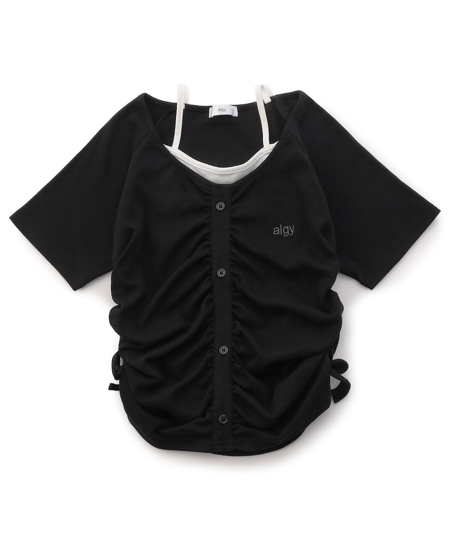 【エフオー オンラインストア/F.O.Online Store / KIDS】のレイヤード風リブT 人気、トレンドファッション・服の通販 founy(ファニー) 　ファッション　Fashion　キッズファッション　Fashion for Kids　トレンド　Trend, Trending Now　プリント　Print, Printed Pattern　半袖　Short Sleeve, Half Sleeve　リアル　Real, Realistic　 other-1|ID: prp329100004960795 ipo3291000000037220288