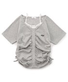 【エフオー オンラインストア/F.O.Online Store / KIDS】のレイヤード風リブT 人気、トレンドファッション・服の通販 founy(ファニー) ファッション Fashion キッズファッション Fashion for Kids トレンド Trend, Trending Now プリント Print, Printed Pattern 半袖 Short Sleeve, Half Sleeve リアル Real, Realistic thumbnail グレー|ID: prp329100004960795 ipo3291000000037220292