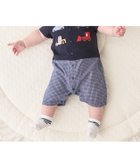 【ナルミヤ オンライン/NARUMIYA ONELINE / KIDS】の【リンク】アップリケカバーオール 人気、トレンドファッション・服の通販 founy(ファニー) ファッション Fashion キッズファッション Fashion for Kids セットアップ Set-Up, Coordinated Outfit ポケット Pocket, Pocket Detail 半袖 Short Sleeve, Half Sleeve thumbnail 紺|ID: prp329100004960808 ipo3291000000037220348