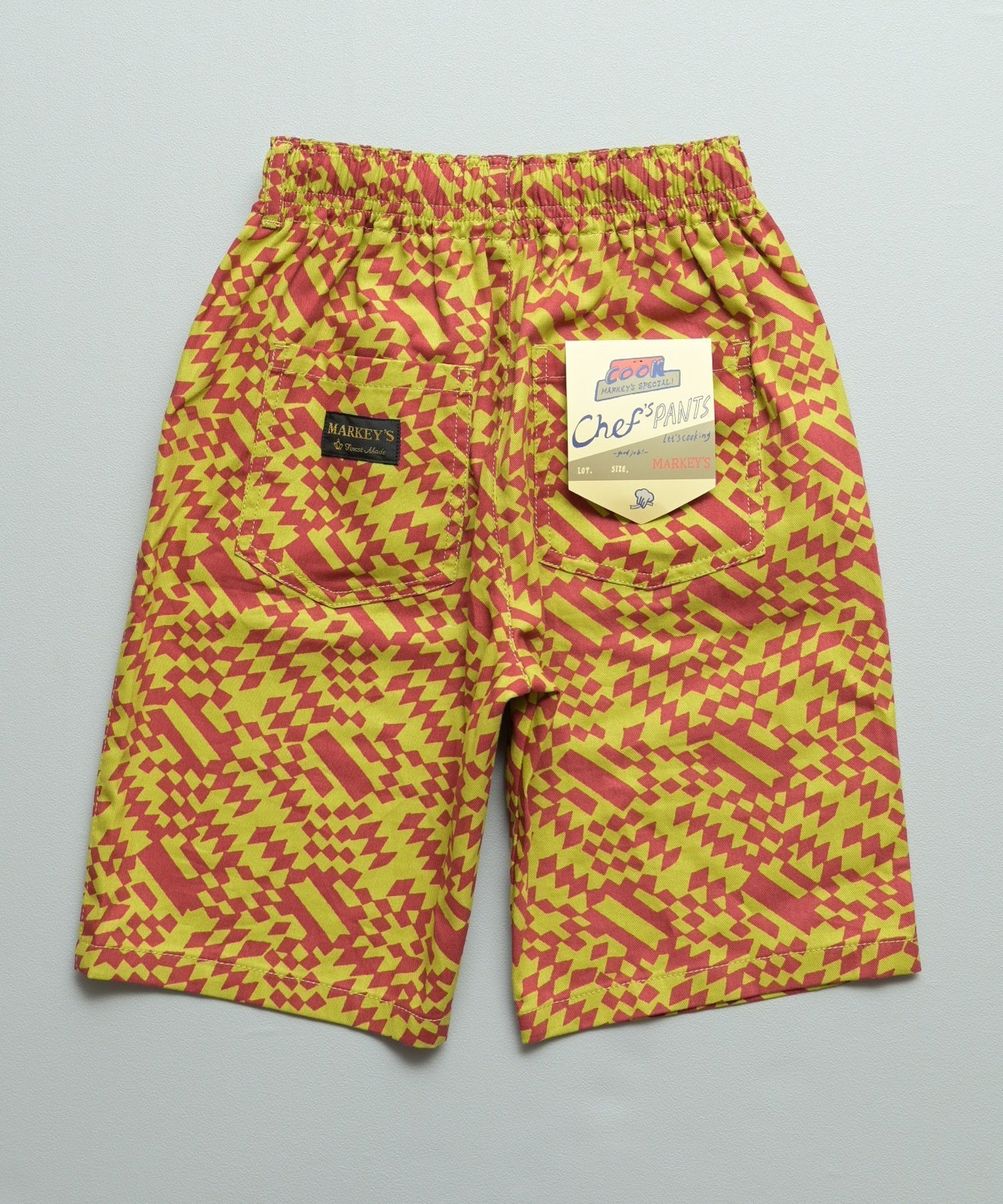 【その他のブランド/Other】のシェフショーツ インテリア・キッズ・メンズ・レディースファッション・服の通販 founy(ファニー) 　ファッション　Fashion　キッズファッション　Fashion for Kids　おすすめ　Recommended / Our Picks　ショーツ　Shorts, Short Pants　シンプル　Simple, Minimal　バランス　Balance, Style Balance　プリント　Print, Printed Pattern　ポケット　Pocket, Pocket Detail　夏　Summer　無地　Plain, Solid Color　イエローPT|ID: prp329100004960810 ipo3291000000037220371