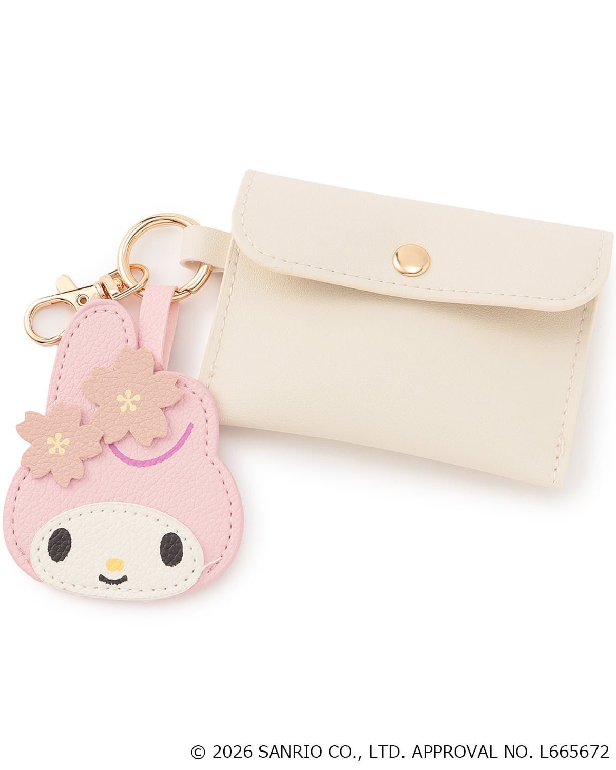 【ナルミヤ オンライン/NARUMIYA ONELINE / KIDS】の【サンリオキャラクターズ】ミラーフェイスチャーム インテリア・キッズ・メンズ・レディースファッション・服の通販 founy(ファニー) 　ファッション　Fashion　キッズファッション　Fashion for Kids　キャラクター　Character, Licensed Characters　チャーム　Charm, Pendant　フェイス　Face, Facial Design　フラップ　Flap, Flap Pocket　ボトム　Bottoms, Lower Wear　ポーチ　Pouch, Small Case　ループ　Loop, Loop Knit　ピンク|ID: prp329100004960816 ipo3291000000037220395