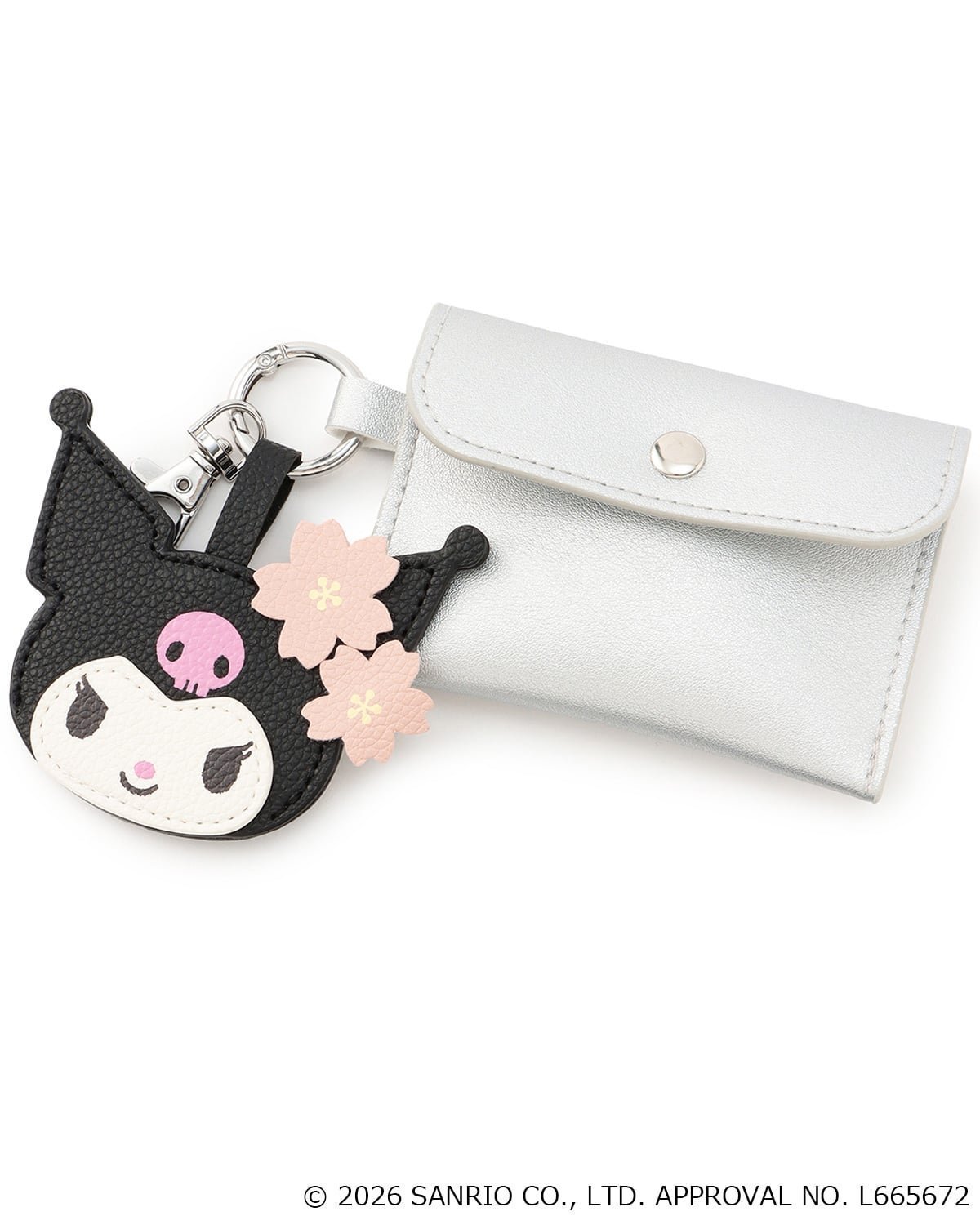 【ナルミヤ オンライン/NARUMIYA ONELINE / KIDS】の【サンリオキャラクターズ】ミラーフェイスチャーム インテリア・キッズ・メンズ・レディースファッション・服の通販 founy(ファニー) 　ファッション　Fashion　キッズファッション　Fashion for Kids　キャラクター　Character, Licensed Characters　チャーム　Charm, Pendant　フェイス　Face, Facial Design　フラップ　Flap, Flap Pocket　ボトム　Bottoms, Lower Wear　ポーチ　Pouch, Small Case　ループ　Loop, Loop Knit　黒|ID: prp329100004960816 ipo3291000000037220397