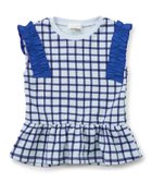 【エフオー オンラインストア/F.O.Online Store / KIDS】のWEB限定 袖フリルワッフルTシャツ 人気、トレンドファッション・服の通販 founy(ファニー) ファッション Fashion キッズファッション Fashion for Kids フリル Frill, Ruffle ワッフル Waffle, Waffle Knit 半袖 Short Sleeve, Half Sleeve thumbnail サックス|ID: prp329100004960829 ipo3291000000037220456