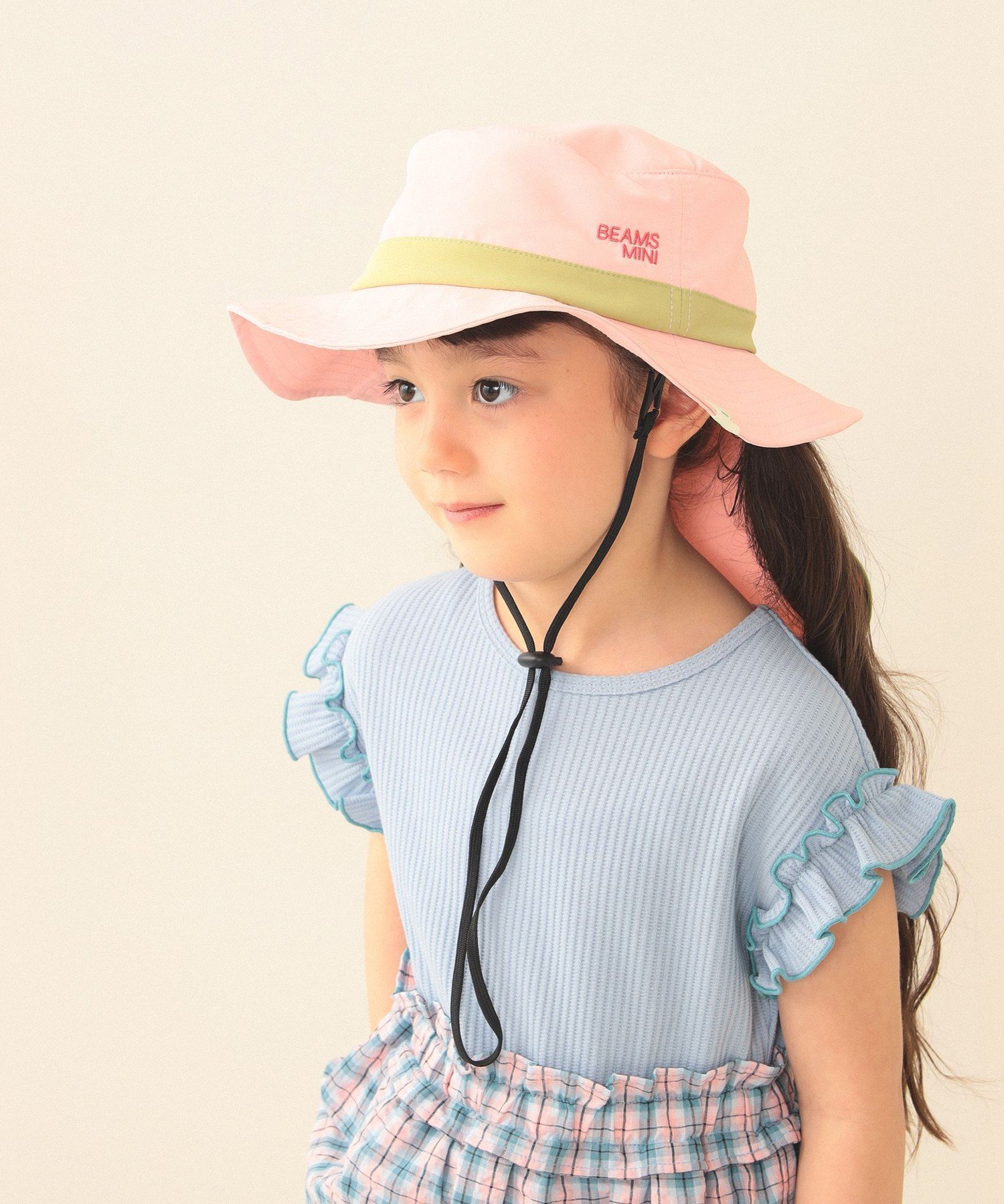 【ビームス ミニ/BEAMS mini / KIDS】のアドベンチャーハット 2026SS インテリア・キッズ・メンズ・レディースファッション・服の通販 founy(ファニー) 　ファッション　Fashion　キッズファッション　Fashion for Kids　2026年　2026　2026春夏・S/S　Spring/Summer 2026 SS26　おすすめ　Recommended / Our Picks　アウトドア　Outdoor Clothing　シンプル　Simple, Minimal　ベーシック　Basic, Essential　定番　Standard, Basic Item　旅行　Travel　PINK|ID: prp329100004960837 ipo3291000000037220487