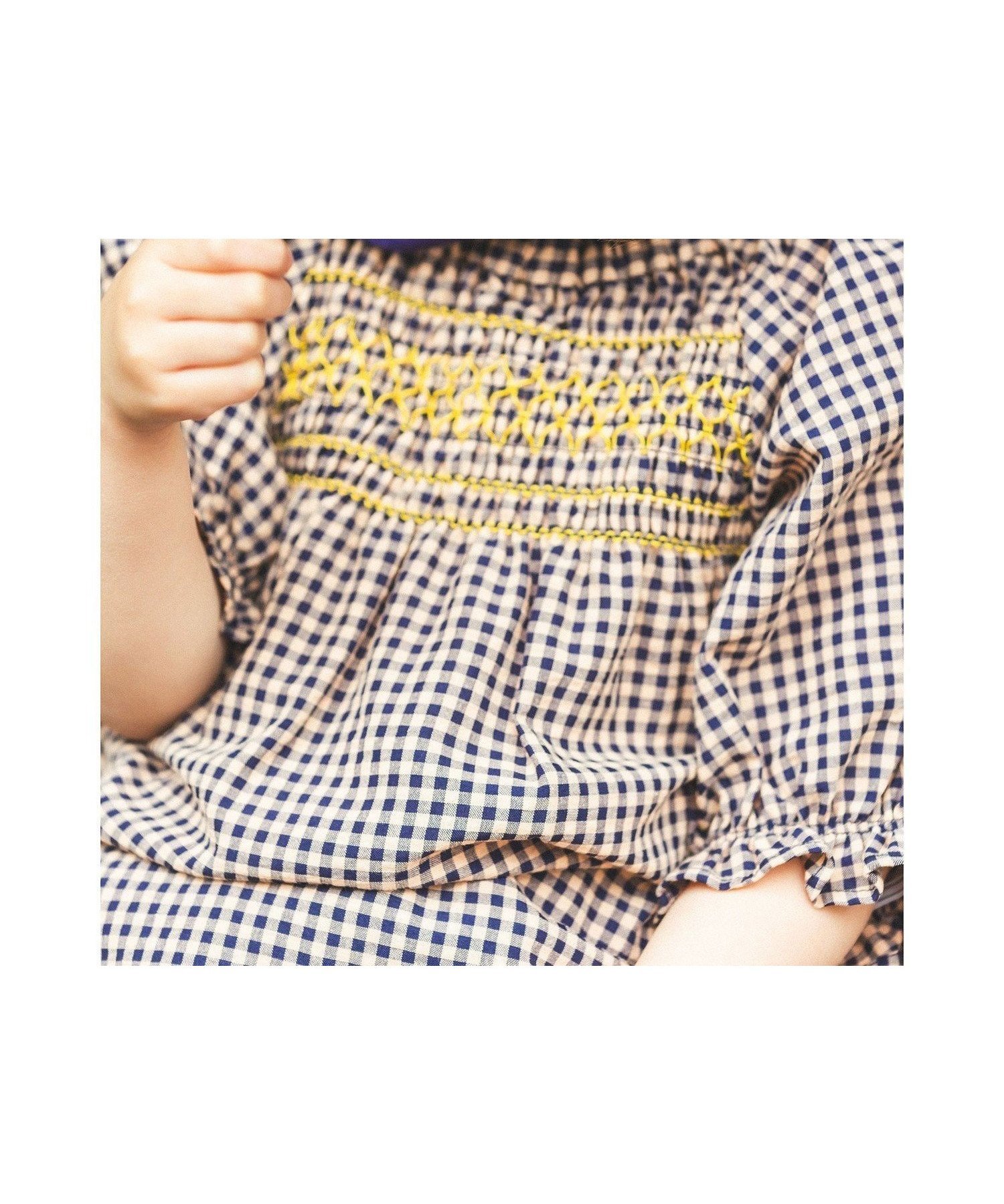 【ビームス ミニ/BEAMS mini / KIDS】のスモッキング チェック ブラウス 2026SS(90~140cm) 人気、トレンドファッション・服の通販 founy(ファニー) 　ファッション　Fashion　キッズファッション　Fashion for Kids　ギンガム　Gingham, Gingham Fabric　スモッキング　Smocking, Gathered Stitching　チェック　Check, Plaid, Tartan　ネオン　Neon, Neon Color　ベーシック　Basic, Essential　ミックス　Mix, Mixed Style　楽ちん　Easy Fit, Comfortable　おすすめ　Recommended / Our Picks　2026年　2026　2026春夏・S/S　Spring/Summer 2026 SS26　 other-1|ID: prp329100004960840 ipo3291000000037220498