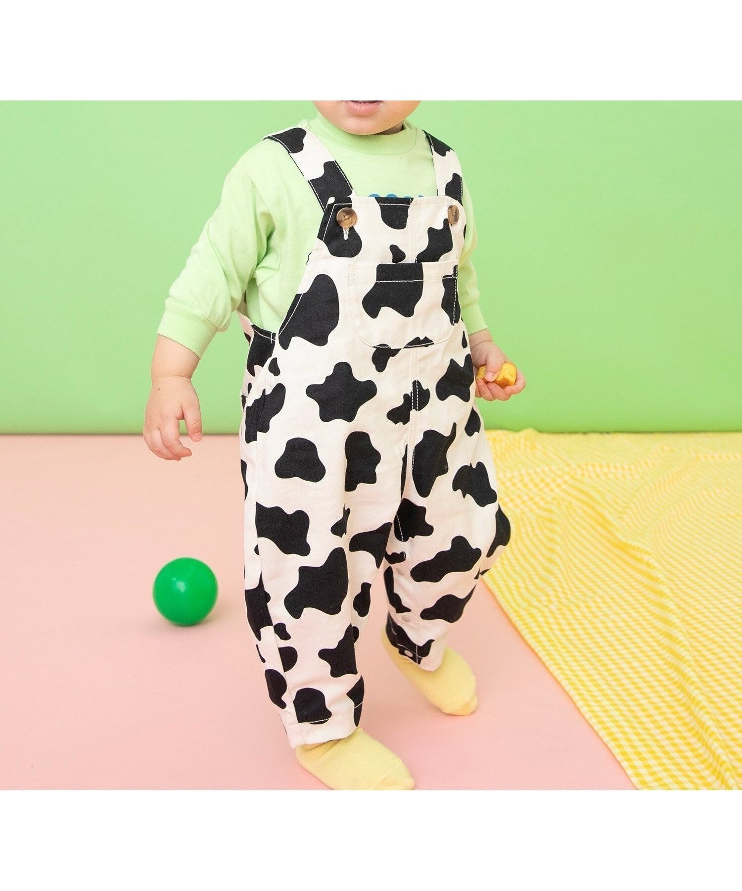 【エフオー オンラインストア/F.O.Online Store / KIDS】の【リンク】NEWシェフサロペット インテリア・キッズ・メンズ・レディースファッション・服の通販 founy(ファニー) 　ファッション　Fashion　キッズファッション　Fashion for Kids　プリント　Print, Printed Pattern　人気　Popular, Best Seller　オフホワイト|ID: prp329100004960844 ipo3291000000037220513