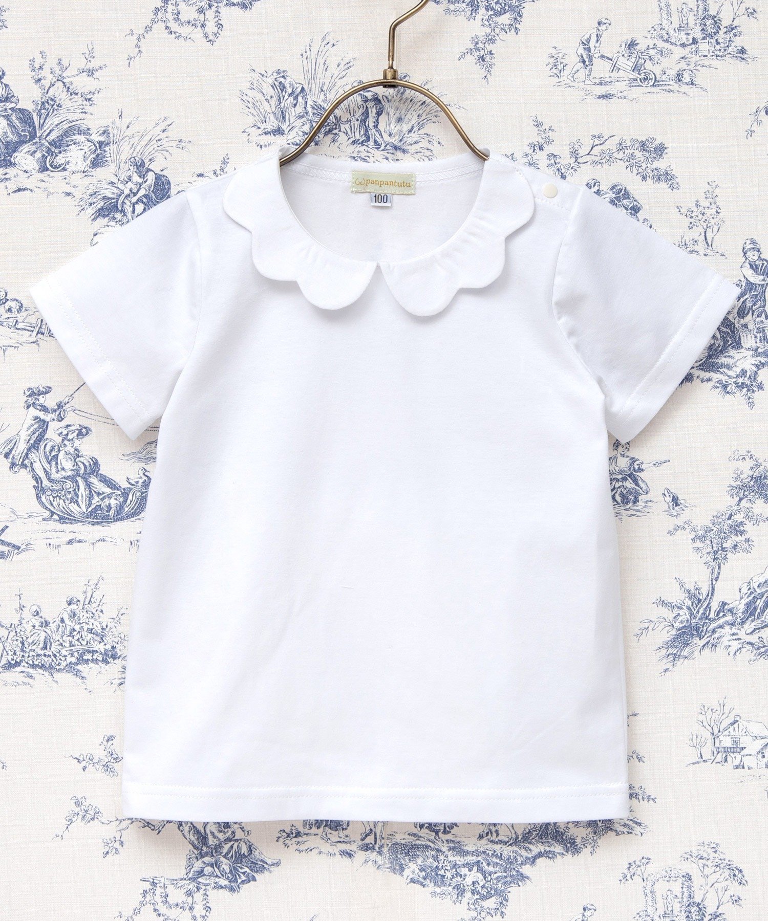 【パンパンテュテュ/panpantutu / KIDS】のエンジェルカラートップス(半袖) インテリア・キッズ・メンズ・レディースファッション・服の通販 founy(ファニー) 　ファッション　Fashion　キッズファッション　Fashion for Kids　トップス・カットソー　Cut & Sew Tops　ストレッチ　Stretch, Stretchy Fabric　半袖　Short Sleeve, Half Sleeve　ホワイト|ID: prp329100004960863 ipo3291000000037220594