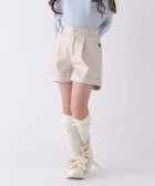 【レピピアルマリオ/repipi armario / KIDS】の【10C REPIPI】フェイクレザーショートパンツ アイボリー08|ID: prp329100004960900 ipo3291000000037220791
