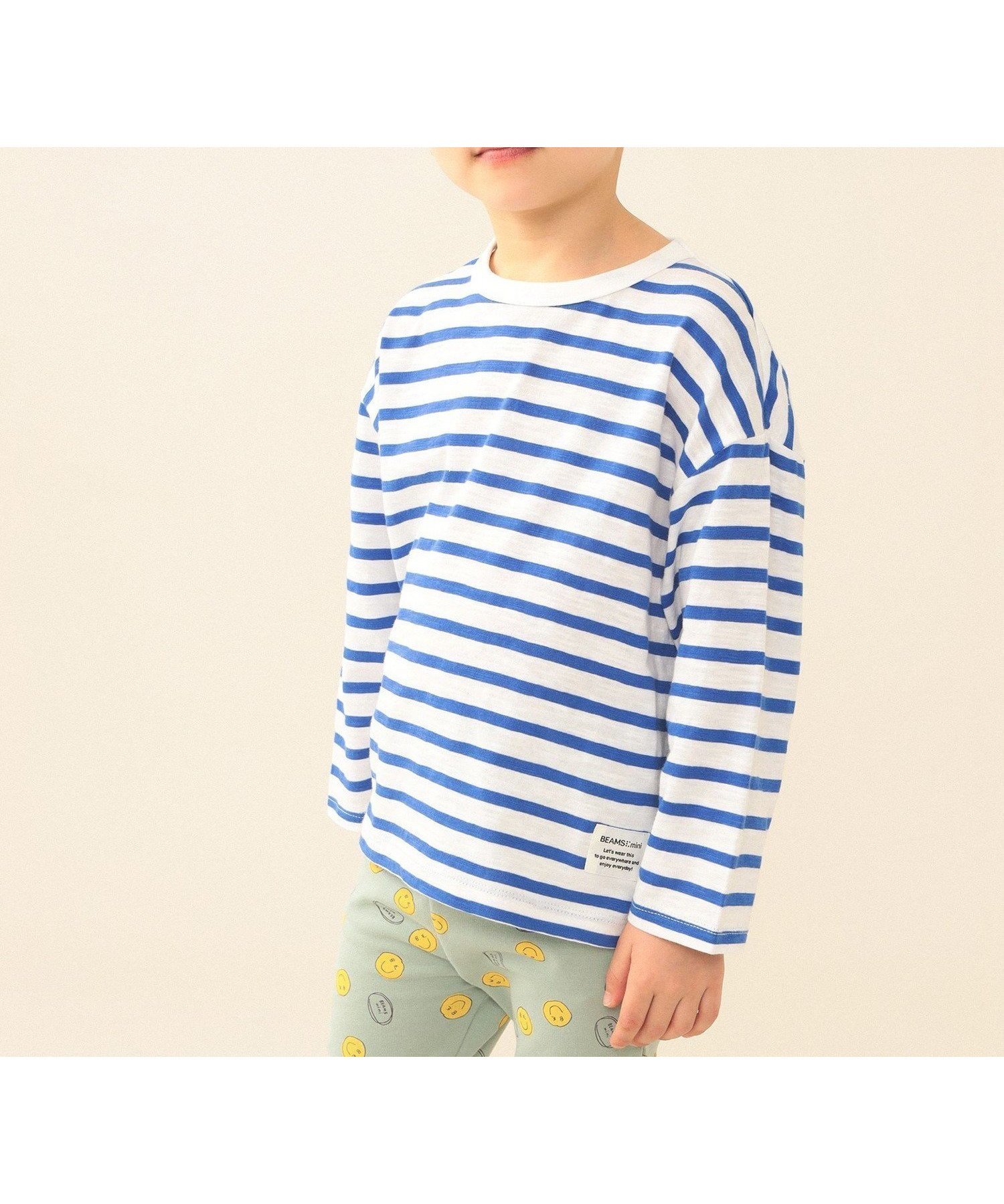 【ビームス ミニ/BEAMS mini / KIDS】のボーダー ロングスリーブ Tシャツ 2026SS(90~140cm) 通学 通園 キッズ ロンT レイヤード インテリア・キッズ・メンズ・レディースファッション・服の通販 founy(ファニー) 　ファッション　Fashion　キッズファッション　Fashion for Kids　シンプル　Simple, Minimal　スリーブ　Sleeve, Long Sleeve / Short Sleeve　定番　Standard, Basic Item　ベーシック　Basic, Essential　ボーダー　Border, Stripe　リラックス　Relax, Relaxed Fit　ロング　Long, Long-Length　2026年　2026　2026春夏・S/S　Spring/Summer 2026 SS26　BLUE|ID: prp329100004960908 ipo3291000000037220842