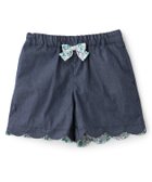 【ナルミヤ オンライン/NARUMIYA ONELINE / KIDS】のスカラショートパンツ 人気、トレンドファッション・服の通販 founy(ファニー) ファッション Fashion キッズファッション Fashion for Kids ボトムス Bottoms おすすめ Recommended / Our Picks ショート Short, Short Length スカラップ Scallop, Scalloped Edge ストレッチ Stretch, Stretchy Fabric ポケット Pocket, Pocket Detail 夏 Summer 春 Spring S/S・春夏 SS, Spring/Summer, Warm Season thumbnail 紺|ID: prp329100004960912 ipo3291000000037220857