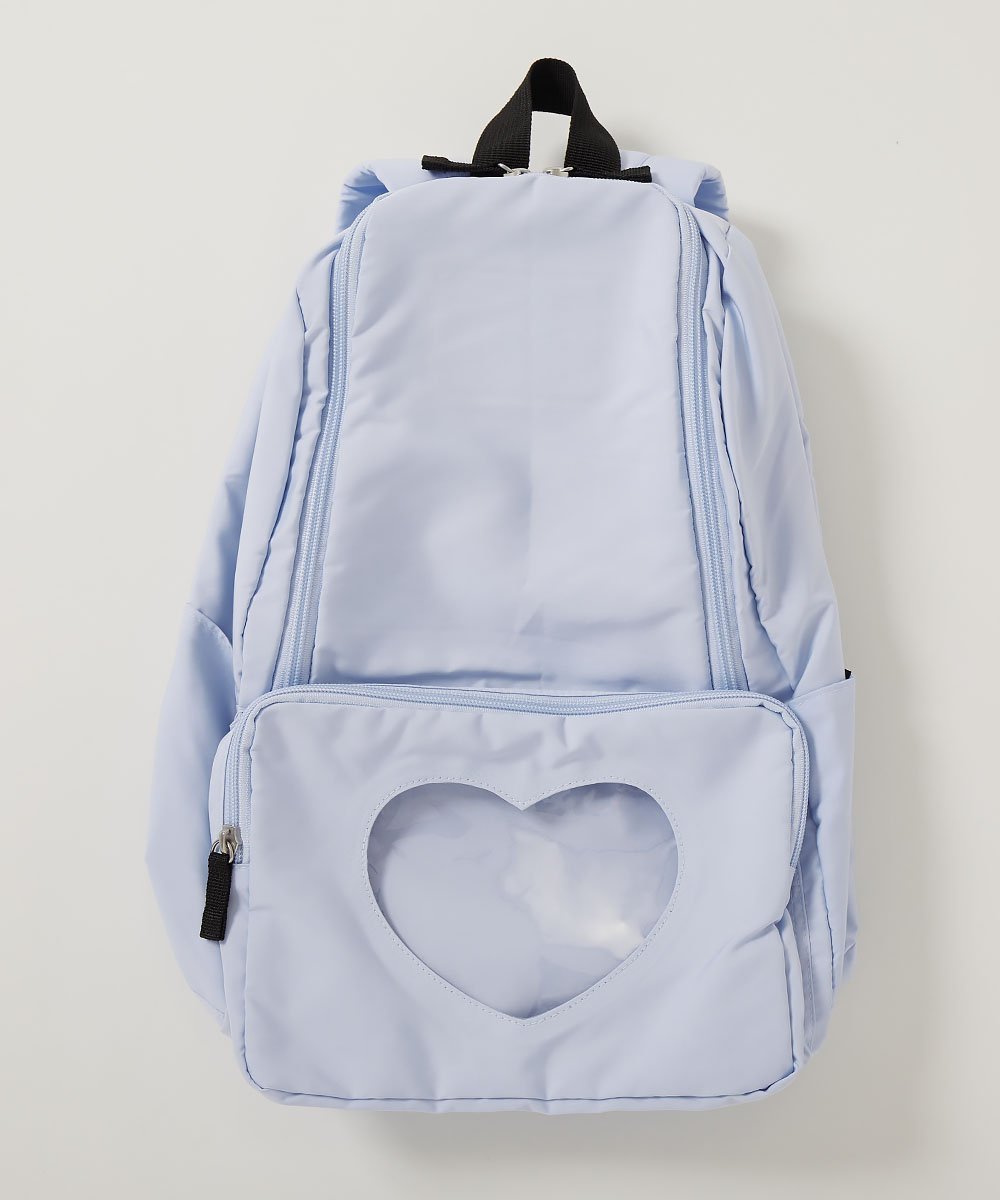 【デビロック/devirock / KIDS】のミラー クリアポケット ガールズリュック リュックサック バッグ 25SS インテリア・キッズ・メンズ・レディースファッション・服の通販 founy(ファニー) 　ファッション　Fashion　キッズファッション　Fashion for Kids　2025年　2025　2025春夏・S/S　Spring/Summer 2025 SS25　キャラクター　Character, Licensed Characters　ポケット　Pocket, Pocket Detail　004-アイスブルー|ID: prp329100004960928 ipo3291000000037220946