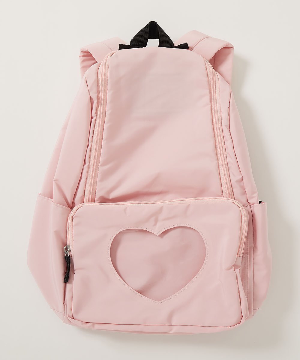 【デビロック/devirock / KIDS】のミラー クリアポケット ガールズリュック リュックサック バッグ 25SS インテリア・キッズ・メンズ・レディースファッション・服の通販 founy(ファニー) 　ファッション　Fashion　キッズファッション　Fashion for Kids　2025年　2025　2025春夏・S/S　Spring/Summer 2025 SS25　キャラクター　Character, Licensed Characters　ポケット　Pocket, Pocket Detail　005-ピンク|ID: prp329100004960928 ipo3291000000037220947