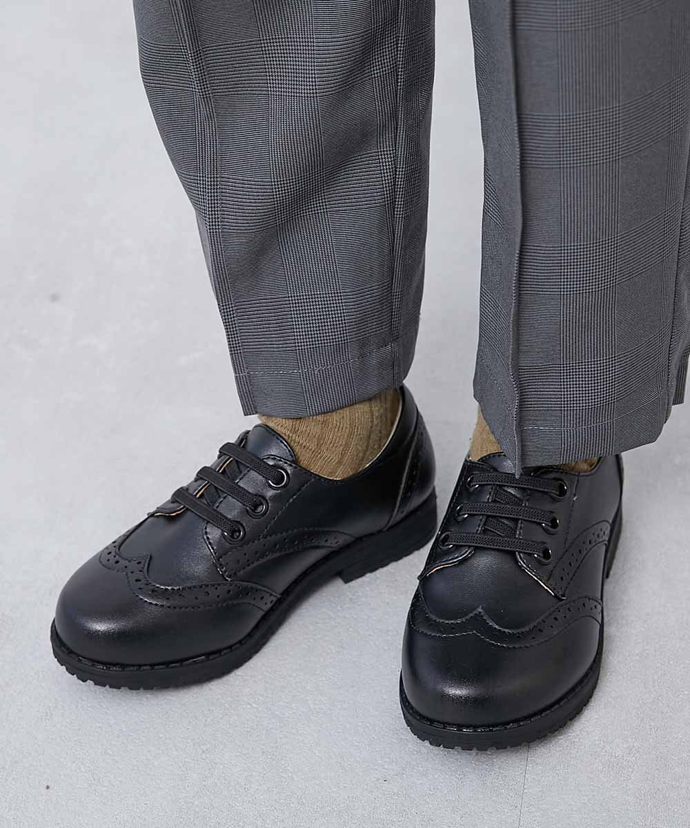 【デビロック/devirock / KIDS】のえらべる フォーマルシューズ(インソール2枚付き) フォーマル シューズ 靴 25AW インテリア・キッズ・メンズ・レディースファッション・服の通販 founy(ファニー) 　ファッション　Fashion　キッズファッション　Fashion for Kids　2025年　2025　2025-2026秋冬・A/W　Autumn/Winter 2025–26 AW25–26　インソール　Shoe Insole　シューズ　Shoes, Footwear　フォーマル　Formal, Dressy　004-ウィングチップ-ブラック|ID: prp329100004960931 ipo3291000000037220961