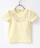 【パンパンテュテュ/panpantutu / KIDS】のUVcut チュールリボントップ/ジュエリー(半袖) 人気、トレンドファッション・服の通販 founy(ファニー) ファッション Fashion キッズファッション Fashion for Kids カットソー Cut and Sewn Top ジュエリー Jewelry, Accessories チュール Tulip, Tulip Motif ネックレス Necklace, Pendant Necklace リボン Ribbon, Bow 半袖 Short Sleeve, Half Sleeve 夏 Summer thumbnail クリームレモン|ID: prp329100004960959 ipo3291000000037221091