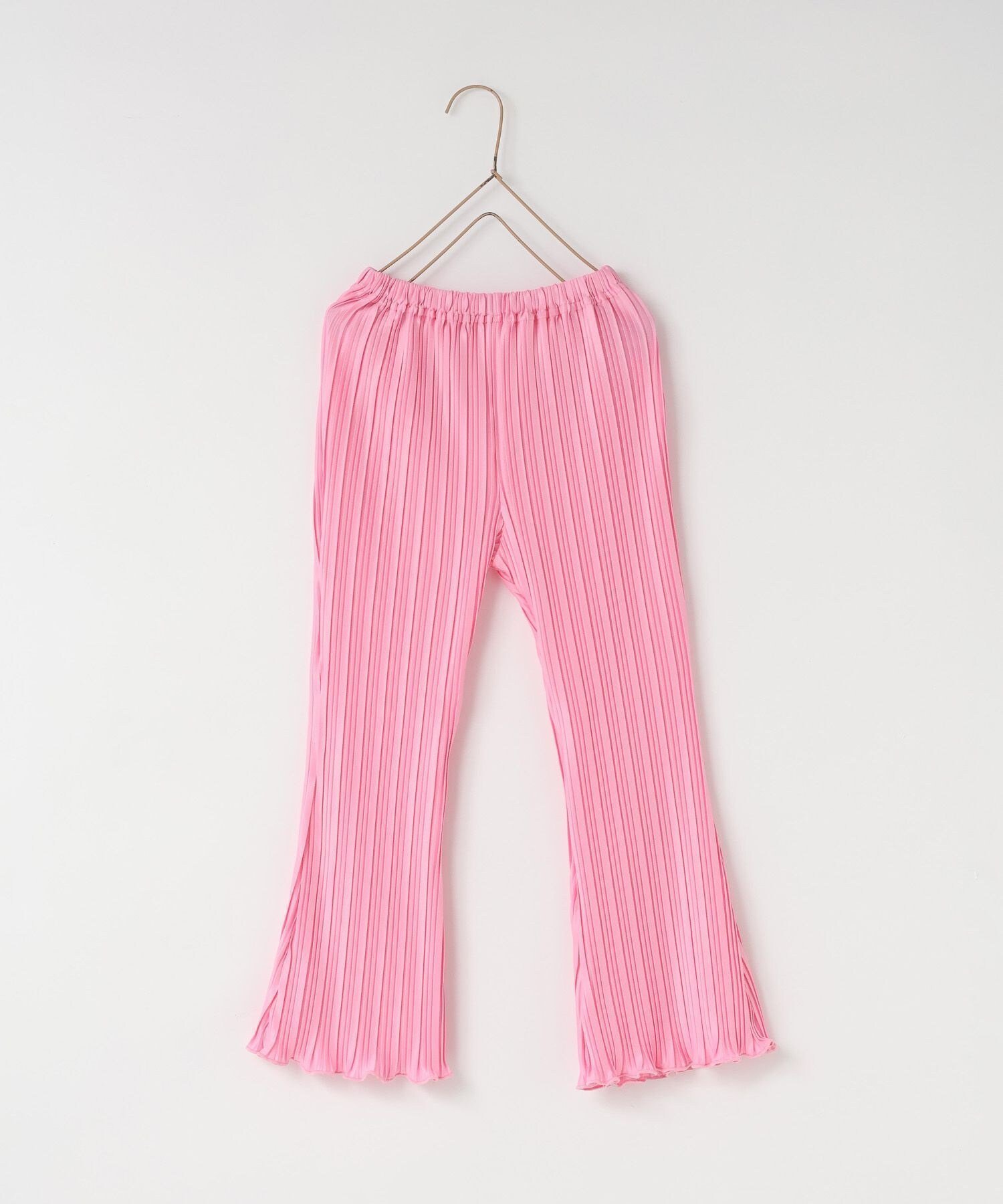 【ローリーズファーム/LOWRYS FARM / KIDS】のカラープリーツパンツ インテリア・キッズ・メンズ・レディースファッション・服の通販 founy(ファウニー) 　ファッション　Fashion　キッズファッション　Fashion for Kids　ボトムス　Bottoms　シンプル　Simple, Minimal　パープル　Purple, Violet　プリーツ　Pleats, Pleated　夏　Summer　ピンク|ID: prp329100004960964 ipo3291000000037368142
