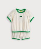 【モイモルン/moimoln / KIDS】の【SOFT 】【セットアップ】サマー半袖トップス ショートパンツ 人気、トレンドファッション・服の通販 founy(ファニー) ファッション Fashion キッズファッション Fashion for Kids トップス・カットソー Cut & Sew Tops ボトムス Bottoms セットアップ Matching Sets キッズトップス Tops おすすめ Recommended / Our Picks ギフト プレゼント Gift / Present サマー Summer, Summer Style ショート Short, Short Length シンプル Simple, Minimal セットアップ Set-Up, Coordinated Outfit フィット Fit, Slim Fit フロント Front, Front Design ワンポイント One Point, Statement Accent 半袖 Short Sleeve, Half Sleeve thumbnail アイボリー|ID: prp329100004960970 ipo3291000000037221144