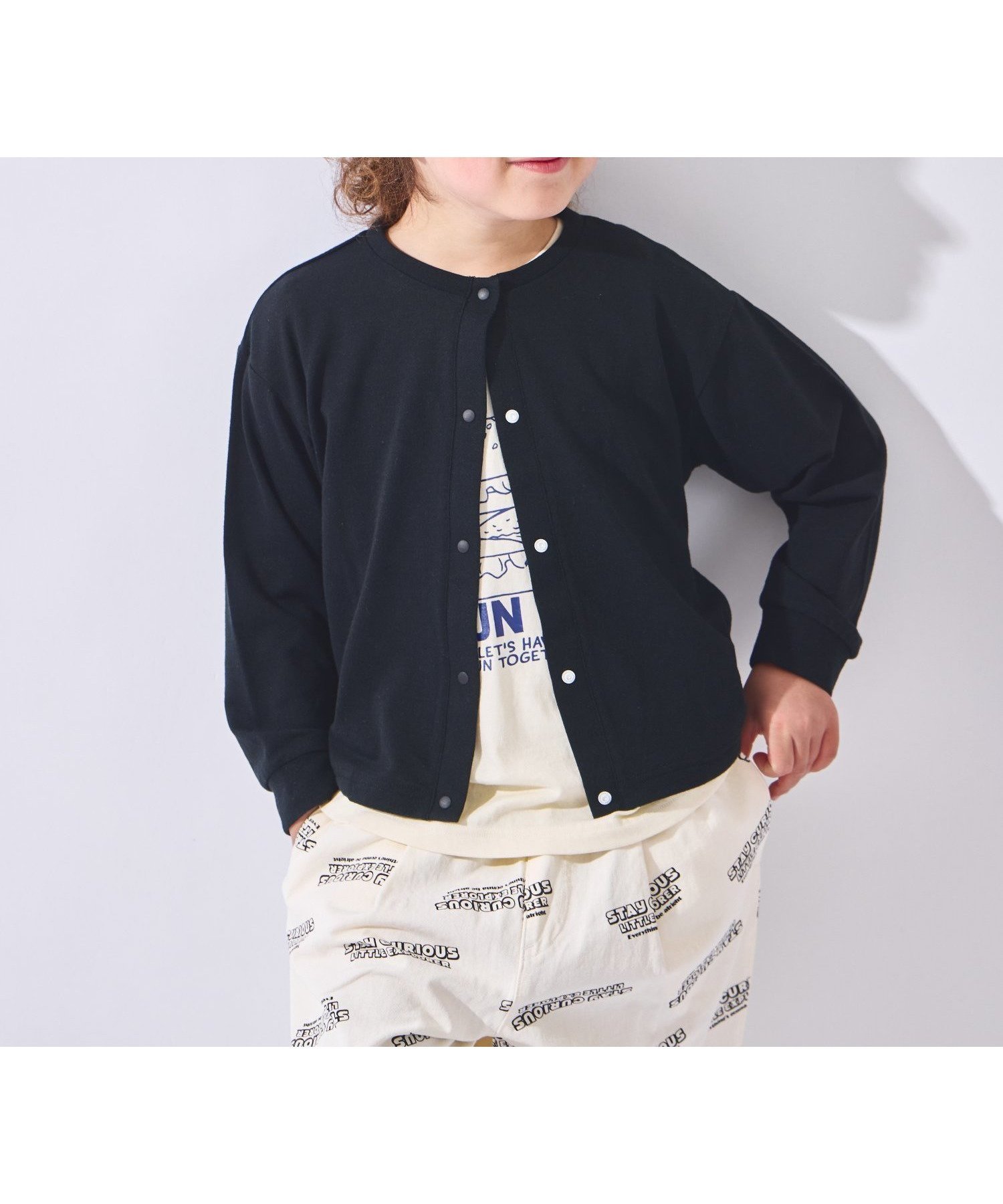 【エバ―クローゼット/ever closet / KIDS】のカーディガン 長袖 上着 羽織 アウター 薄手 女の子 男の子 子供 子供服 大人の最旬トレンドファッション＆コーディネート founy(ファウニー) 　ファッション　Fashion　キッズファッション　Fashion for Kids　アウター　Coat Outerwear /Kids　春　Spring　カーディガン　Cardigan, Knitwear　軽量　Lightweight, Ultra Light　シンプル　Simple, Minimal　トレンド　Trend, Trending Now　長袖　Long Sleeve, Full Sleeve　ポケット　Pocket, Pocket Detail　羽織　Haori, Light Jacket　S/S・春夏　SS, Spring/Summer, Warm Season　再入荷　Restock / Back in Stock　夏　Summer　 other-1|ID: prp329100004960982 ipo3291000000037385867