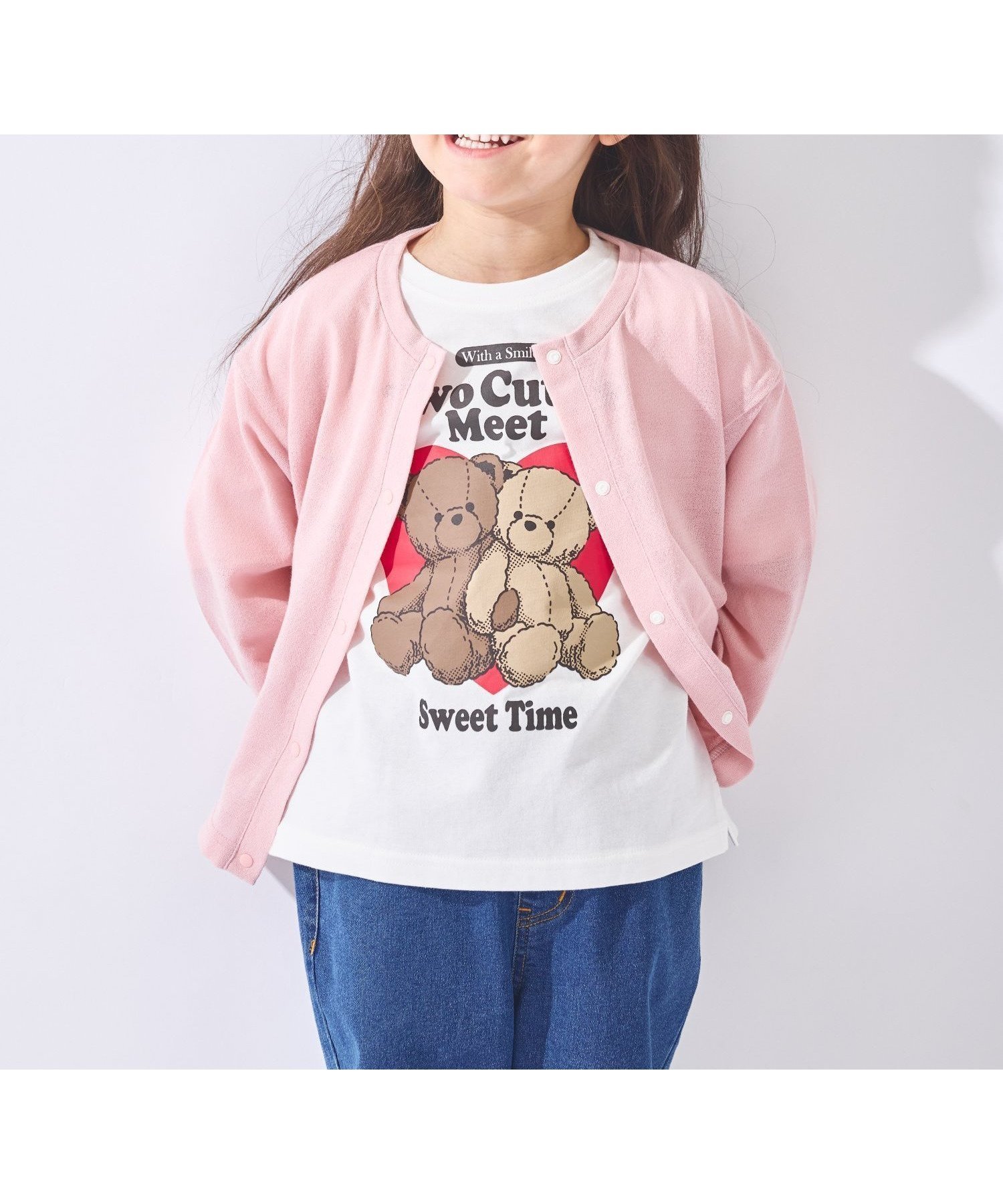 【エバ―クローゼット/ever closet / KIDS】のカーディガン 長袖 上着 羽織 アウター 薄手 女の子 男の子 子供 子供服 インテリア・キッズ・メンズ・レディースファッション・服の通販 founy(ファウニー) 　ファッション　Fashion　キッズファッション　Fashion for Kids　アウター　Coat Outerwear /Kids　春　Spring　カーディガン　Cardigan, Knitwear　軽量　Lightweight, Ultra Light　シンプル　Simple, Minimal　トレンド　Trend, Trending Now　長袖　Long Sleeve, Full Sleeve　ポケット　Pocket, Pocket Detail　羽織　Haori, Light Jacket　S/S・春夏　SS, Spring/Summer, Warm Season　再入荷　Restock / Back in Stock　夏　Summer　ピンク|ID: prp329100004960982 ipo3291000000037385871