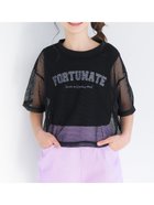 【コカ/coca / KIDS】のキッズ メッシュトップス タンクトップ 2点セット 人気、トレンドファッション・服の通販 founy(ファニー) ファッション Fashion キッズファッション Fashion for Kids トップス・カットソー Cut & Sew Tops インナー Innerwear 春 Spring カットソー Cut and Sewn Top 軽量 Lightweight, Ultra Light ショート Short, Short Length ストレッチ Stretch, Stretchy Fabric タンク Tank Top, Sleeveless Top デニム Denim, Jeans Material トレンド Trend, Trending Now ブルゾン Blouson, Bomber Jacket ポケット Pocket, Pocket Detail 半袖 Short Sleeve, Half Sleeve メッシュ Mesh, Net Fabric おすすめ Recommended / Our Picks 夏 Summer 2026年 2026 2026春夏・S/S Spring/Summer 2026 SS26 thumbnail Black|ID: prp329100004960997 ipo3291000000037221268